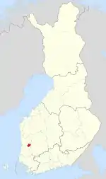 Location of Lavia in Finland