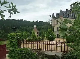 The chateau in Miremont