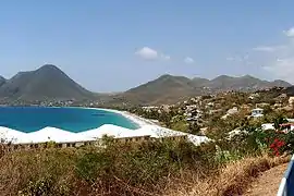 Le Diamant with Le Morne Larcher in the background