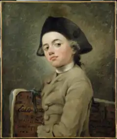 Le Jeune Dessinateur, Paris, musée du Louvre displayed at the Musée national des beaux-arts du Québec in 2008