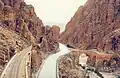 above the Roman bridge in Katara Gorge