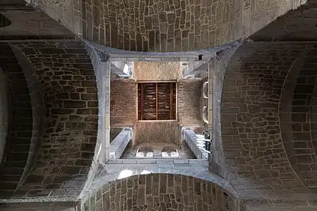 Inside of the bell tower