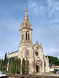 The church in Le Teich