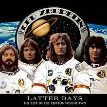 Led Zeppelin dressed as astronauts