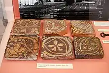 Tiles from Leicester Abbey