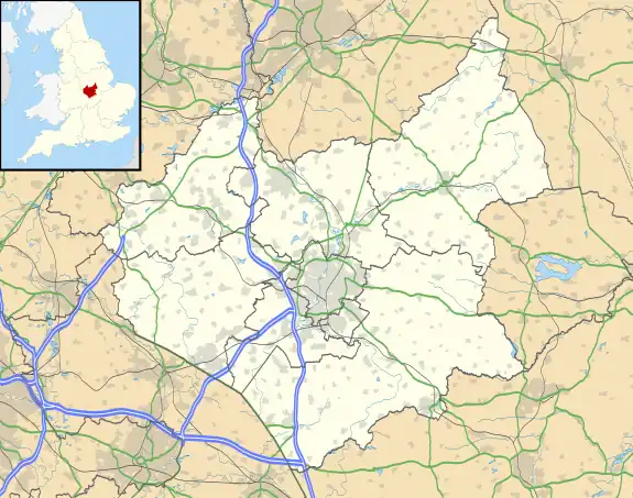 Mowsley is located in Leicestershire