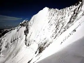 Lenzspitze northeast face