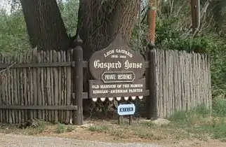 Leon Gaspard House sign