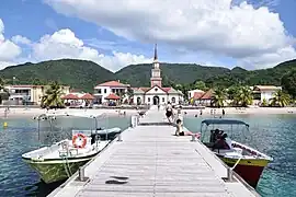 View of Les Anses-d'Arlet from the main pier.