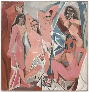 Pablo Picasso, Les Demoiselles d'Avignon, 1907