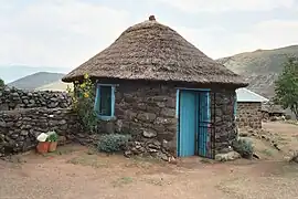 Image 41In Lesotho: rondavel stones (from Architecture)