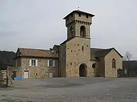 The church in Les Salelles