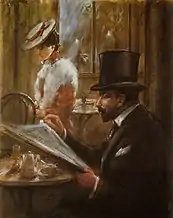 Lesser Ury: Cafe Bauer