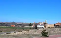 View of Letux town around noon