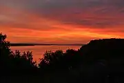 Sunrise over the St. Lawrence River