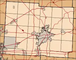 Location of Alexandria in Licking County