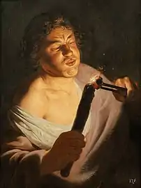 A Youth Lighting a Torch, Jan Lievens