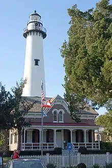 St. Simons Island lighthouse and keeper's residence (1869), St. Simons Island