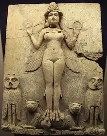 The Burney Relief, First Babylonian Empire (c. 1800 BCE)