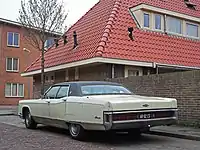 1970 Lincoln Continental, rear view