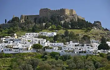 View of Lindos, Rhodes island