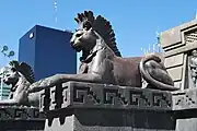 Base of the Monument to Cuauhtémoc