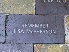 Memorial brick (2001)