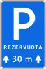 Reserved parking only