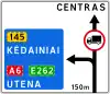 Advance direction indicator