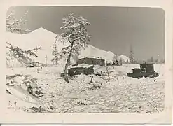 Lithuanian deportee house in Kolyma (1958).