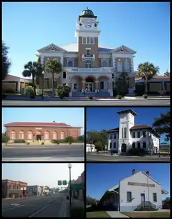 Suwannee County Courthouse, Old Post Office, Old Live Oak City Hall, Downtown Live Oak, ACL Freight Station