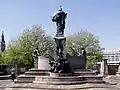 The back of the Monument to the King's Regiment, by Goscombe John(1905; Grade II)