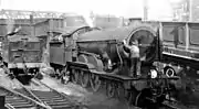 Former GER Class S69 at Liverpool Street Station locomotive yard (1948)