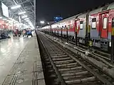 Lucknow Charbagh railway station platform 1.