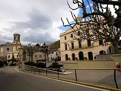 Town hall and church