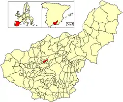 Location of Alfacar