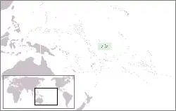 Location of Phoenix Islands