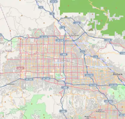 Mission Hills is located in San Fernando Valley