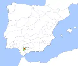 Taifa Kingdom of Morón, c. 1037.