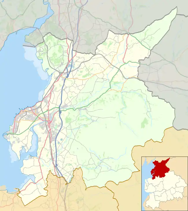 Heysham Port is located in the City of Lancaster district