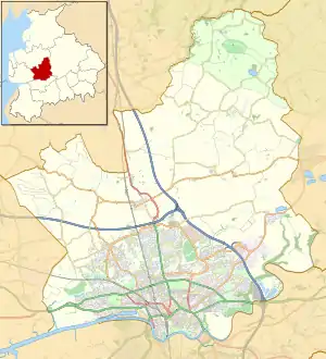 Lea is located in the City of Preston district