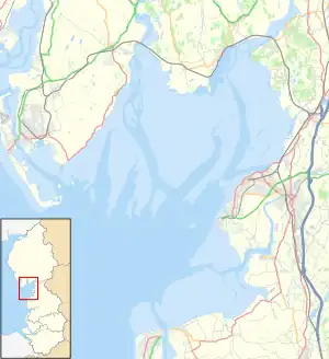 Sheep Island is located in Morecambe Bay