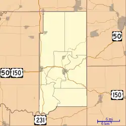 Cale is located in Martin County, Indiana