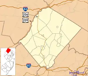 Franklin is located in Sussex County, New Jersey