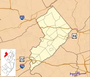 Hughesville is located in Warren County, New Jersey