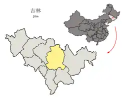 Jilin City in Jilin Province