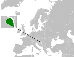 Location of the land claimed by Liberland