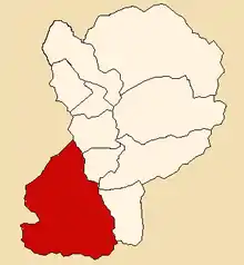 Location of Pamparomas in the Huaylas province