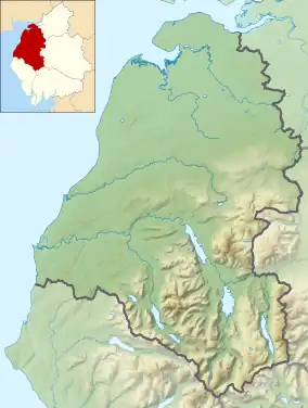 Longlands Fell is located in the former Allerdale Borough