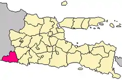 Location in East Java